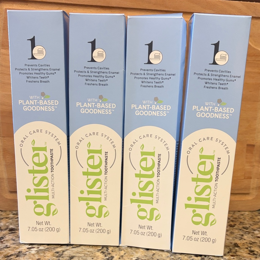White Toothpaste with Plant-Based Formula